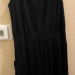 Athleta Redondo Cap Sleeve T Shirt Essential Tee Dress Ruched Waist Pocket Large Photo 6