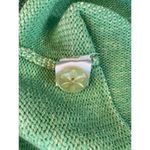 Orvis  Cardigan Sweater Women's Sz Medium Classic Green Easter St Patrick's Coast Photo 7