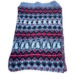 Vera Bradley NWOT  SCARF PLAYFUL PENGUINS RED Gray Photo 1