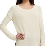 Vince Cream Ivory Cotton Crew Neck long sleeve Sweater S Photo 0