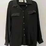 August Silk Vintage Silx by  100% silk long sleeve blouse Photo 0