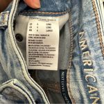 American Eagle Super High Rise Flare Light Wash Jeans Size 4 Long Tall Photo 6