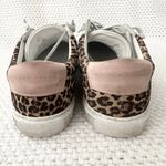 Oliver Cabell Women's Low 1 Leopard Lace Up Pink Suede Heel Accent Sneakers 37 Brown Size 6 Photo 5