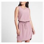Athleta Cascadia Violet Rincon Tank Dress Athleisure Lightweight Drawstring XS Photo 5