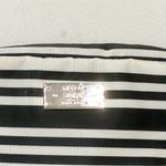 LAUREN RALPH LAUREN Striped Toiletry Pouch Bag Black White Photo 1