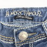 Almost Famous  Low Rise Jeans Size 5 Distressed Embellished‎ Bootcut Y2K Bling Photo 8