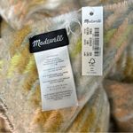 Madewell  Barwell Plaid Oversized Scarf in Ashen Silver New $65 Photo 5