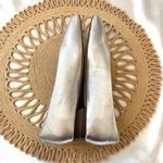 Birdies  Crane Flats in Metallic Silver Leather Size 8 Photo 9