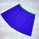 Vintage Cole of California blue and green 80s retro short wrap skirt coverup Photo 3