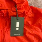 NWT Daily Drills Orange Nylon Windbreaker Jacket Size XS Photo 2