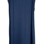 Karen Kane Fringe Hem Shirt Dress Navy Size Small Photo 0