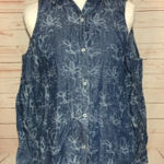 Max jeans  Chambray Cold‎ Shoulder Top | Small Photo 0