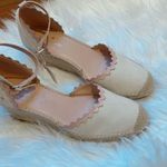 Kate Spade Nwt adorable cream canvas espadrilles wedges Photo 2