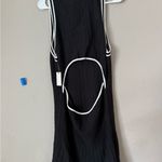 Anthropologie Black and White Midi Dress Photo 5