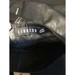 LIONESS Rizzo Mini Skirt Black Faux Leather Slit US 0 XXS Sexy Party XXS Photo 4