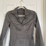 Hugo Boss  Deonne Dress Gray Silver Size 2 Collared Workwear Career Business Photo 2