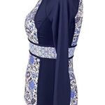 Athleta “Indigo Shores Half Zip Rashguard Swim Shirt” (only) in size XXS. EUC Photo 5