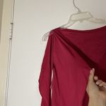 Trina Turk Raspberry pink one shoulder asymmetric shift dress size XS Photo 3