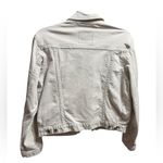 Levi's Vintage Levi’s Off-White Denim Jacket Classic Trucker Style Sz S Western Retro Photo 2