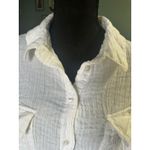 ASOS DESIGN White Double Cloth Oversized Mini Shirt Dress – Size 14 Photo 3