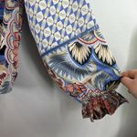 FATE. floral satin flowy blouse size small Photo 2