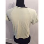 Hollister Sage Green  Paris Crop Top Tee women's Athletic Club Large L Photo 1
