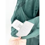 Amsale GB070F Sophia Hunter Green Flat Chiffon Halter Bridesmaid Gown Size 8 Photo 3