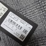 Hugo Boss Boss Womens Emata Black Plaid Mesh Sheer See Through Mock Neck Shirt Sz‎ S NWT Photo 6