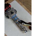 Vintage Large Enamel And Rhinestones 'Lady Liberty' Torch Brooch/Pin Recast Red Photo 6