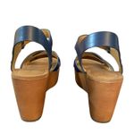 Tommy Hilfiger  Blue Wilo Wedge Platform Heels Size 9.5 Photo 4