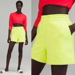 Lululemon Loungeful High Rise Short 4" Electric Lemon Photo 1