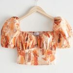 & Other Stories NEW & OTHER STORIES Puff Sleeve Top 4 Photo 0
