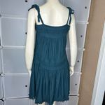 Anthropologie Floreat Senna Fringe Teal Dress Size Small Photo 3