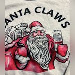 Santa Claws Sweatshirt Size 2XL Party Ugly Sweater Contest Gray Photo 7