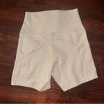 Aerie Offline By  The Hugger 5” Pocket High-Waisted Tan Biker Shorts Photo 1