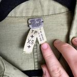 Free People  Embellished Ruffle Utility Jacket D27 Photo 4