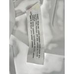 ZARA Size M White Pleated Hem Short Sleeve Midi Dress Photo 7