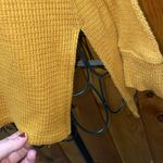 American Eagle mustard yellow sweater soft cozy sweater size small oversized Photo 3
