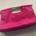 The Sak Y2K vintage hot pink woven canvas metal handle barbiecore purse Photo 0