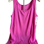 A New Day  Women's Pink Slim Fit Wide Strap Tank Top - Size XS - NWT Photo 0