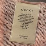 Gucci NWT  GG Logo Shaby pink scarf Photo 7