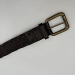 Unbranded Brown Leather Womens Belt Size Small Classic Boho India Rustic Photo 1