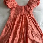Abercrombie & Fitch  Coral Puff Sleeve Mini Dress Photo 2