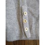 Lilly Pulitzer  Brigitte Cashmere Sweater Heathered Pink Grey ChevronSoho SzM Photo 2