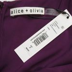 Alice + Olivia NWT Clarine in Pure Peony Boysenberry Floral Maxi Dress 8 Photo 7