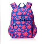 Vera Bradley Women's Signature Cotton Campus Tech Backpack, Art Poppies Photo 1