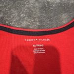 Tommy Hilfiger Red  T Shirt Xl Embroidered‎ Logo Photo 4