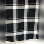 Orvis  Black and White Plaid Button Down Shirt Lined Jacket size Medium Photo 7