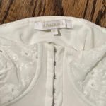 Olivaceous White Eyelet Strapless Corset Photo 2