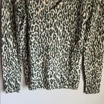 Equipment  green leopard cashmere sweater XS Photo 4